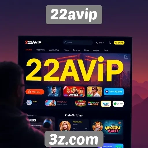 Explorando a interface do site 22avip